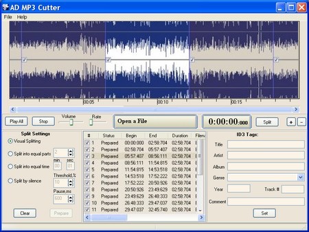 Adrosoft AD MP3 Cutter 1.1