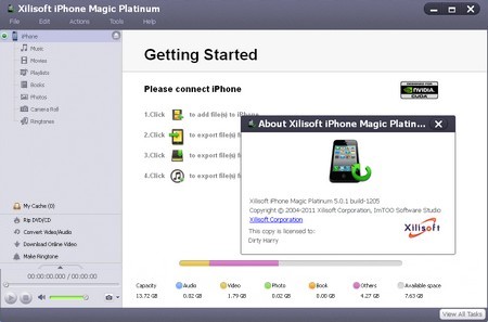 Xilisoft iPhone Magic Platinum 5.0.1.1205
