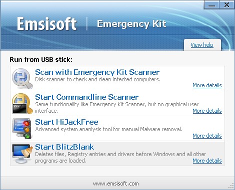 Emsisoft emergency kit